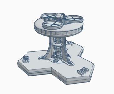 VTOL Skyport Hex Map Scale HMSSF052