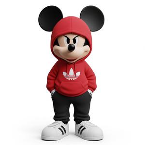 Mickey Mouse in Adidas Tracksuit - Street Style Figurine