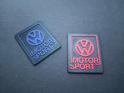 VW Motorsport Emblem – 3D Badge