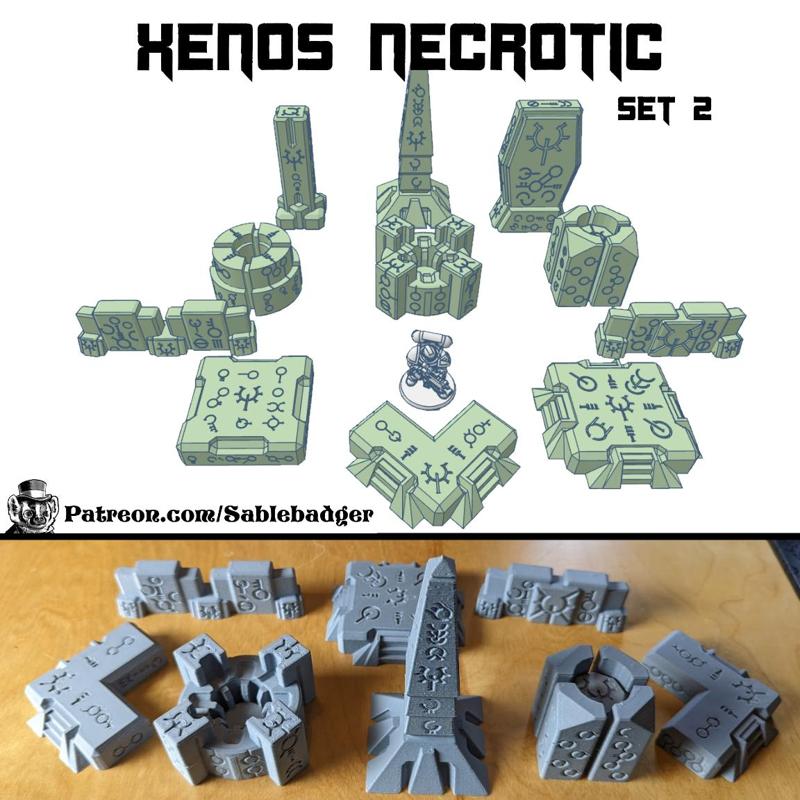 Xenos Necrotic Terrain set 2