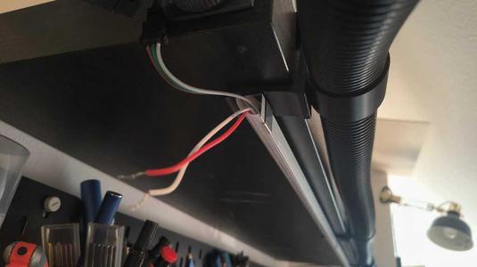 Ikea Lack Shelf 40 mm Hose Guide with Screwhole