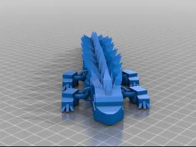 3d articulating dragon 