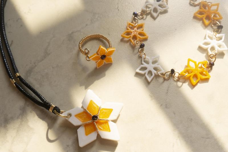 Juego de accesorios Flor 5p