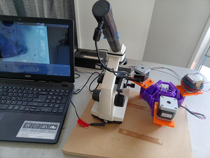 OpenFlexure Microscope Mods To Fit NEMA17 Stepper Motors