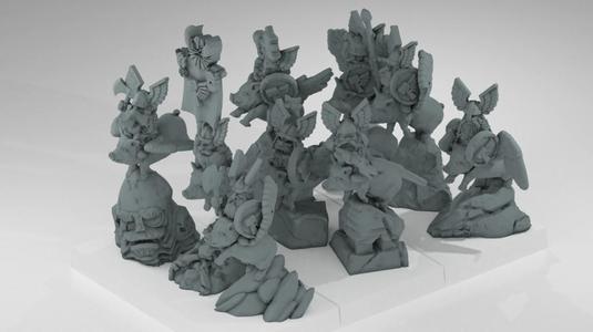 Warmaster Dwarf Pigasus Riders