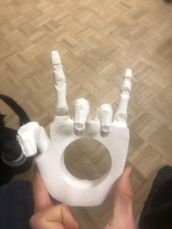 Hand with Articulated Fingers