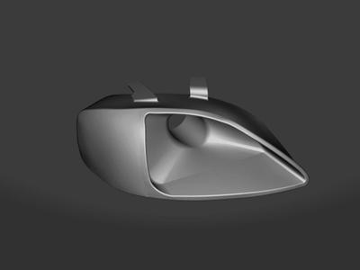Right Headlight Duct Honda Civic EK9 / EJ9 (facelift version: '98-'00)
