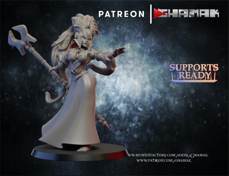 High Elf Arielle support ready