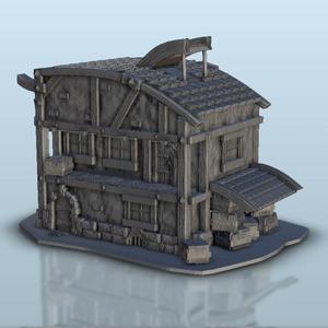 Medieval workshop 1 - Medieval scenery terrain wargame