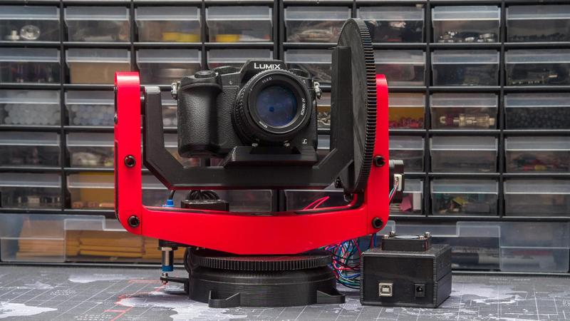 Arca Swiss mounting plate & mechanical end-stop gear for fhuable's motorised gimbal