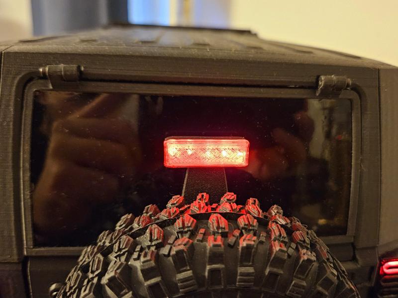 Third Brake Light for 3DSets RC Jeep Rancher (Wrangler)