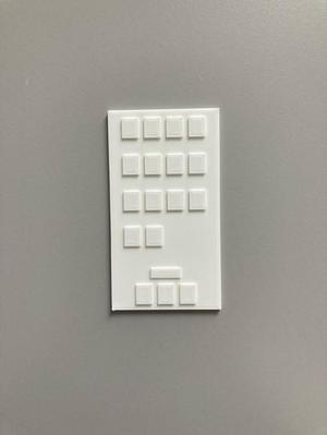 Ecran d'accueil Iphone avec application en relief