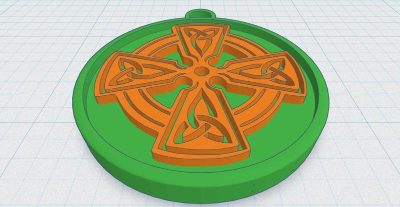 Celtic Round Cross 5