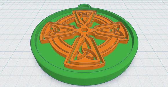 Celtic Round Cross 5