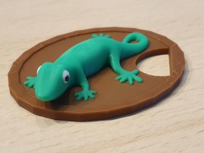 Gecko Keychain