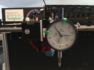Dial indicator mount for Mitutoyo 2046S to E3D Titan