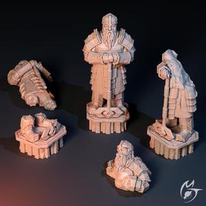 Dwarven Statues from Baragun - Terrain