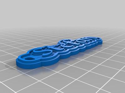 Stefan Keychain Eagle Lake Font