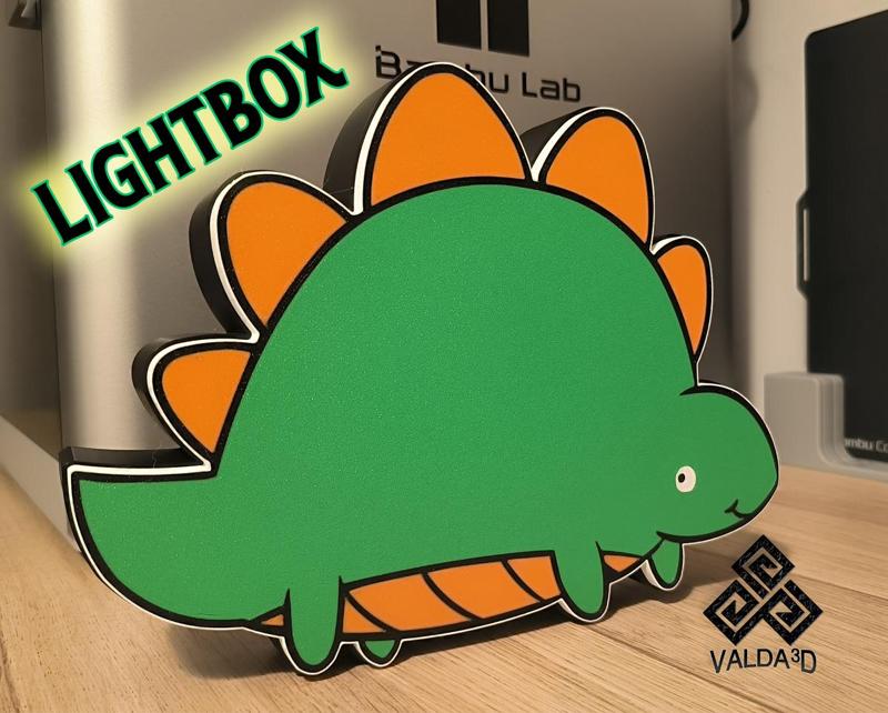 Stegosaurus Lightbox