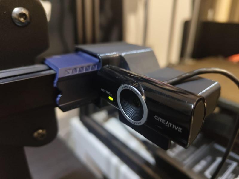 Cam mount for Anycubic Kobra Max with Creative 73Vf07