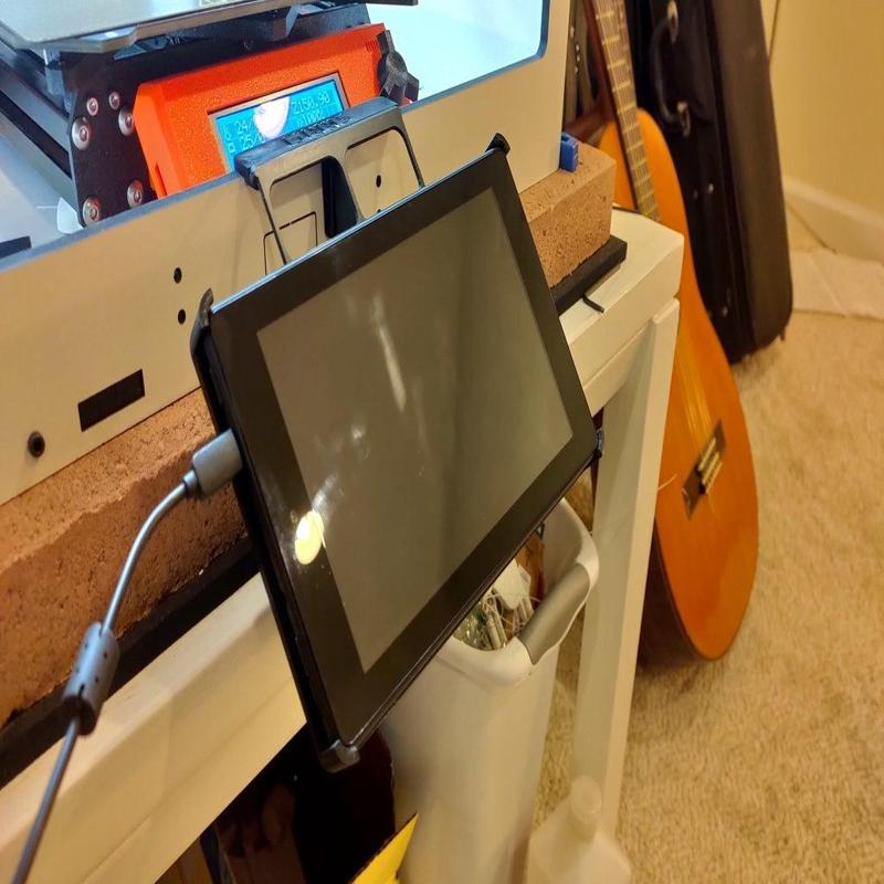 Printed Solid Prusa Enclosure Amazon Fire 7 Tablet Mount