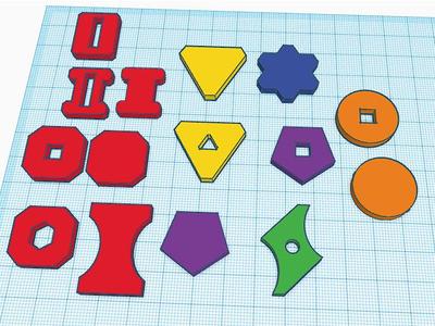 Simple boardgame coins