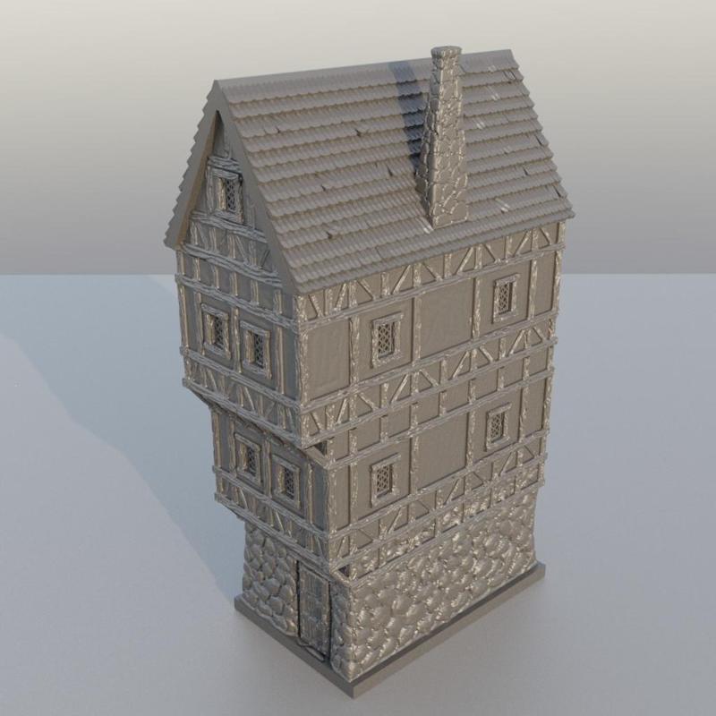 Shop House - Tabletop Terrain - 28 MM