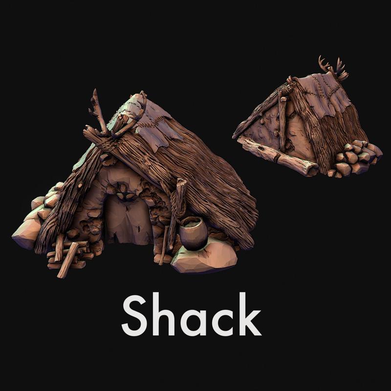 Shack, mud hut