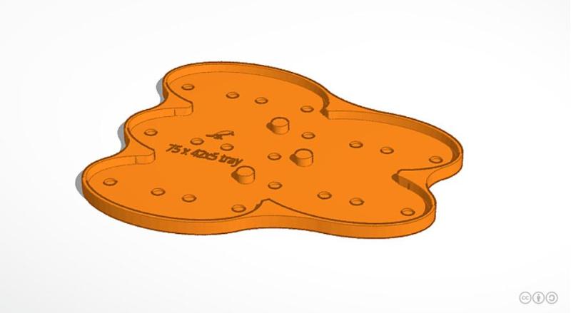 75x42mm (x5) movement tray (base to base)