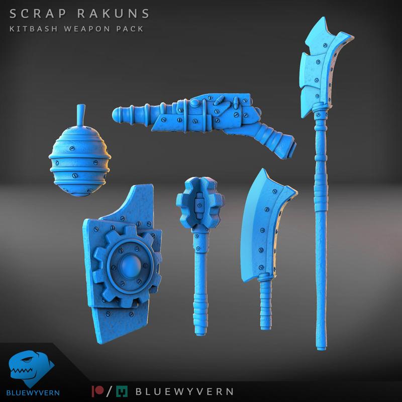 Scrap Rakuns - Kitbash Weapon Pack A