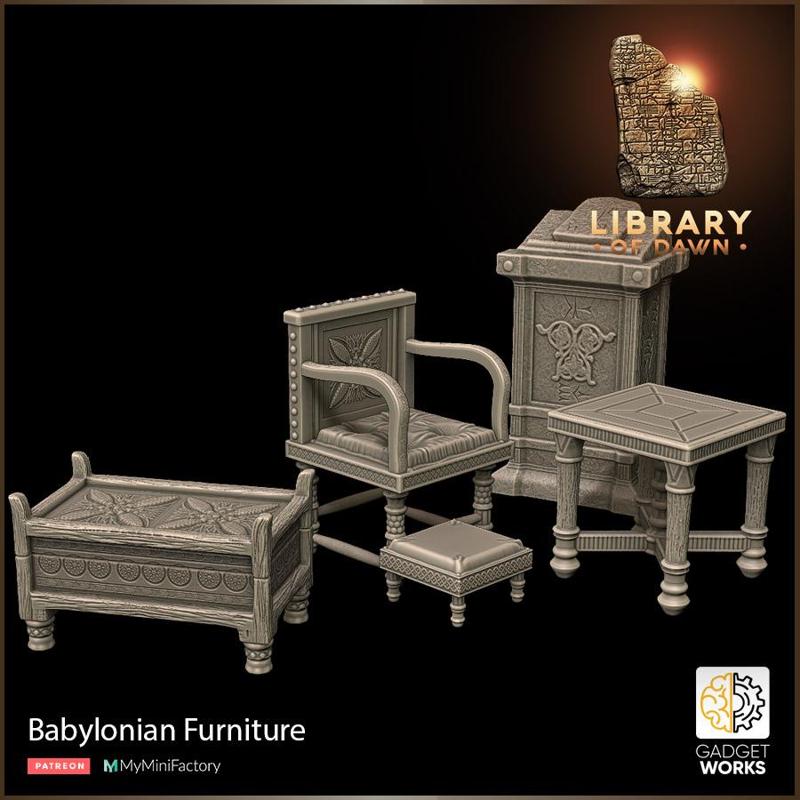 Babylonian Furniture - Library of Dawn