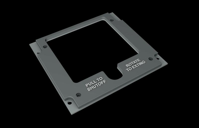 EMBRAER E1 OVERHEAD - FIRE (RIGHT AND LEFT) PANEL