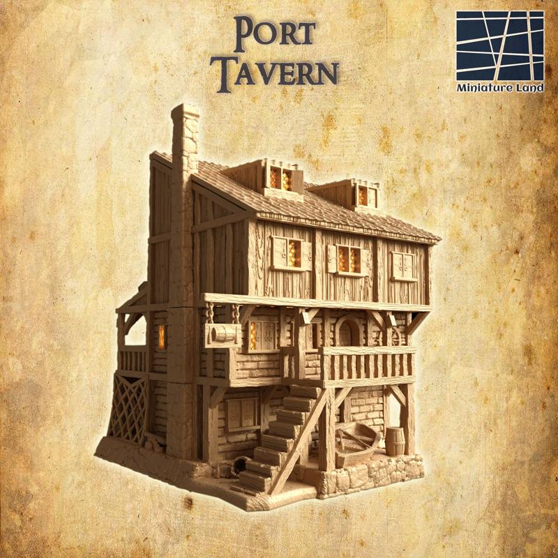 Port Tavern - Tabletop Terrain - 28 MM