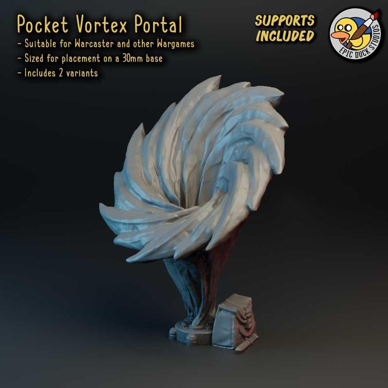 Pocket Vortex Portal - Objective Marker 30mm for Tabletop Wargaming