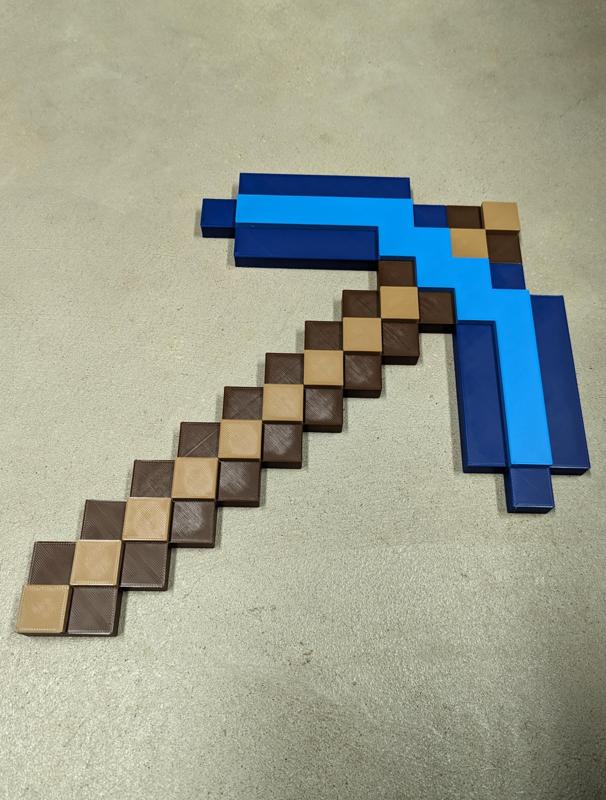 Minecraft Pickaxe (XL color)