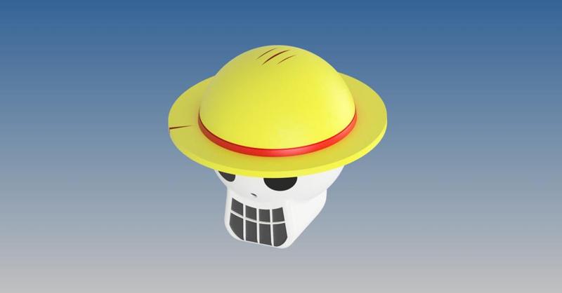 One Piece Jolly Roger 3D