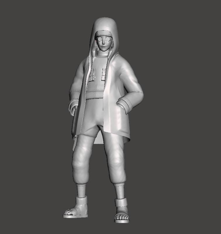 Shino Aburame Jonin 3D Model