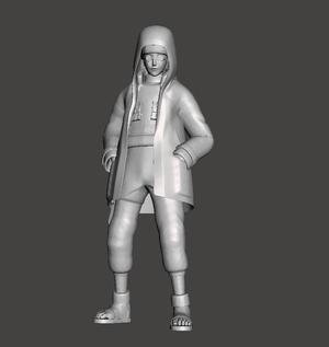 Shino Aburame Jonin 3D Model