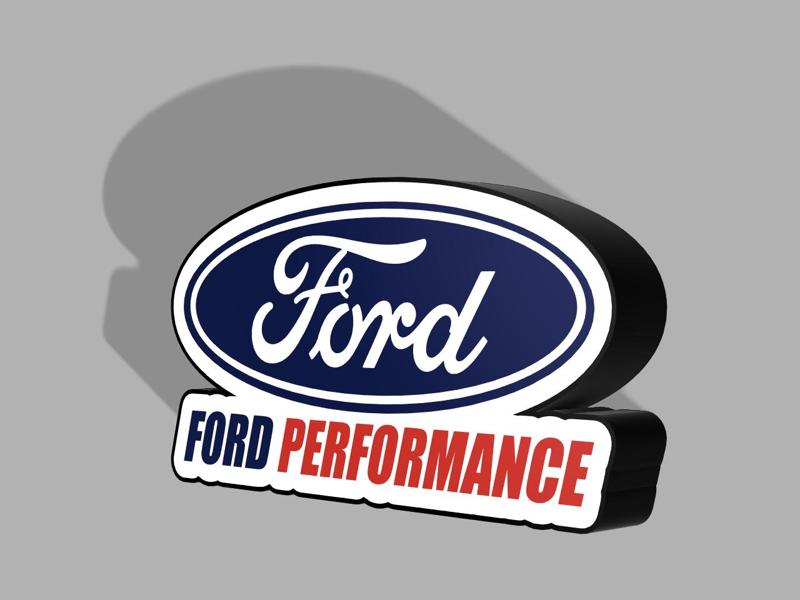 Ford Performance LED Lightbox Sign