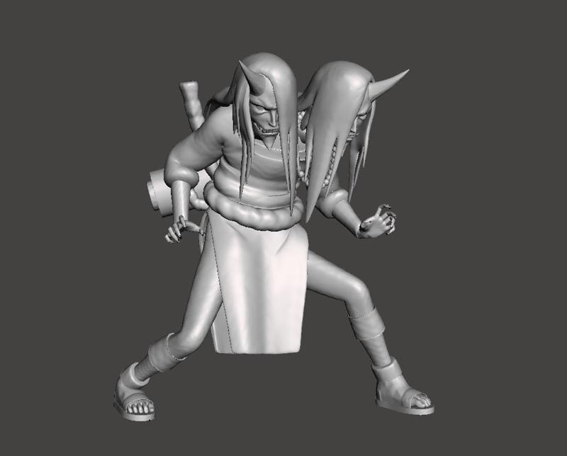 Sakon and Ukon transformation 3D Model