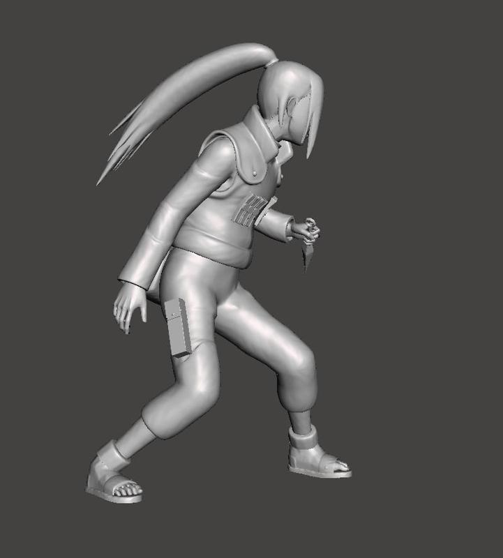 Ino Yamanaka Jonin 3D Model