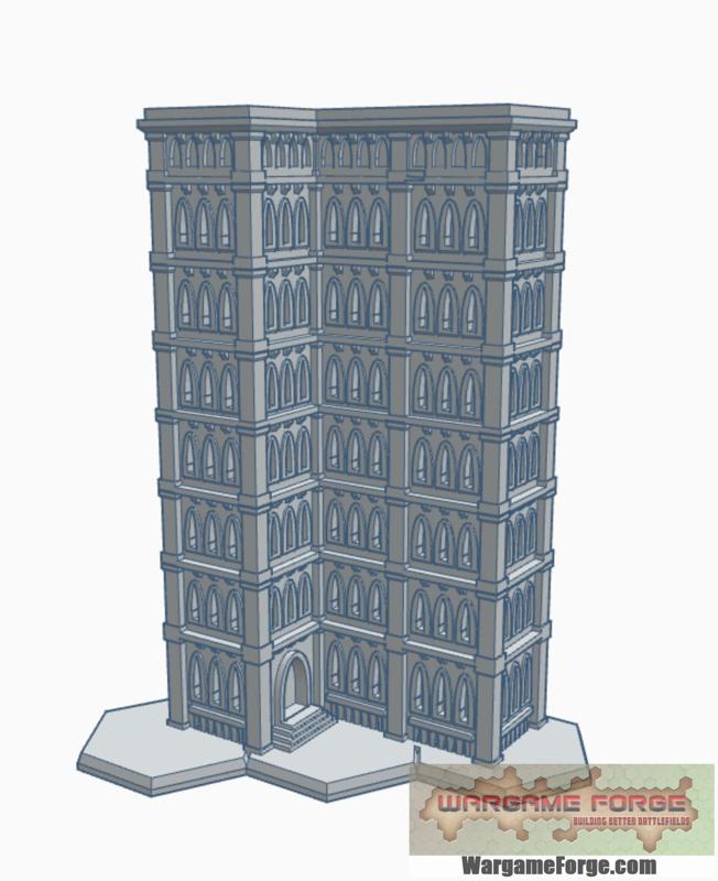 Gothic Building 50 with Hex Base GHB050