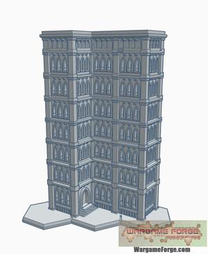 Gothic Building 50 with Hex Base GHB050
