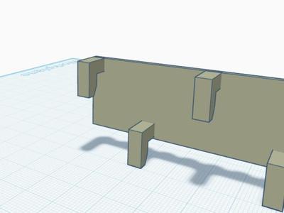 Skadis brick building system wall mount