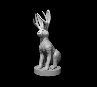 Jackalope & Regular Jack Rabbits