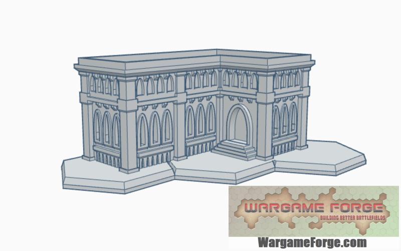 Gothic Building 17 with Hex Base GHB017