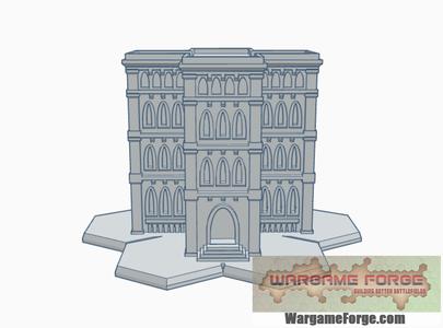 Gothic Building 3 with Hex Base GHB003