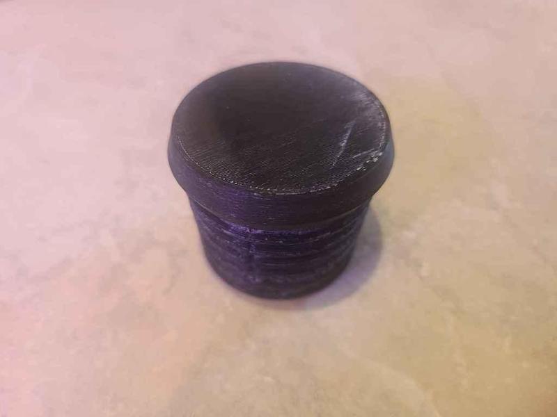 Bathtub Sinusoidal Ribbed Drain Plug