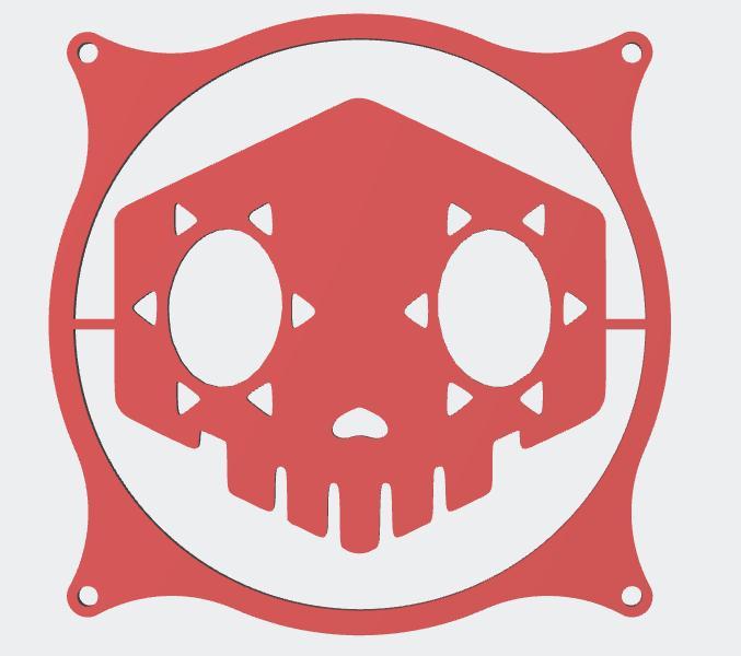 Overwatch Sombra 120mm Fan Cover