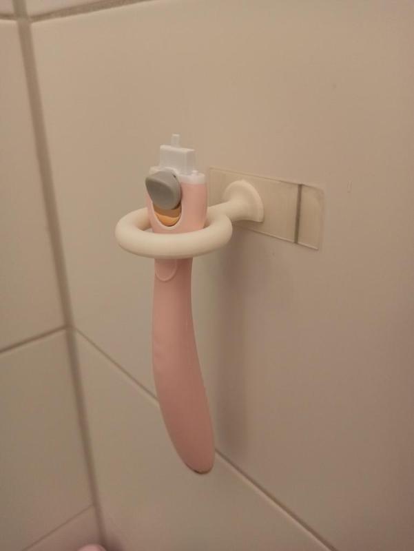 Wall holder for balea elegance shaver handle